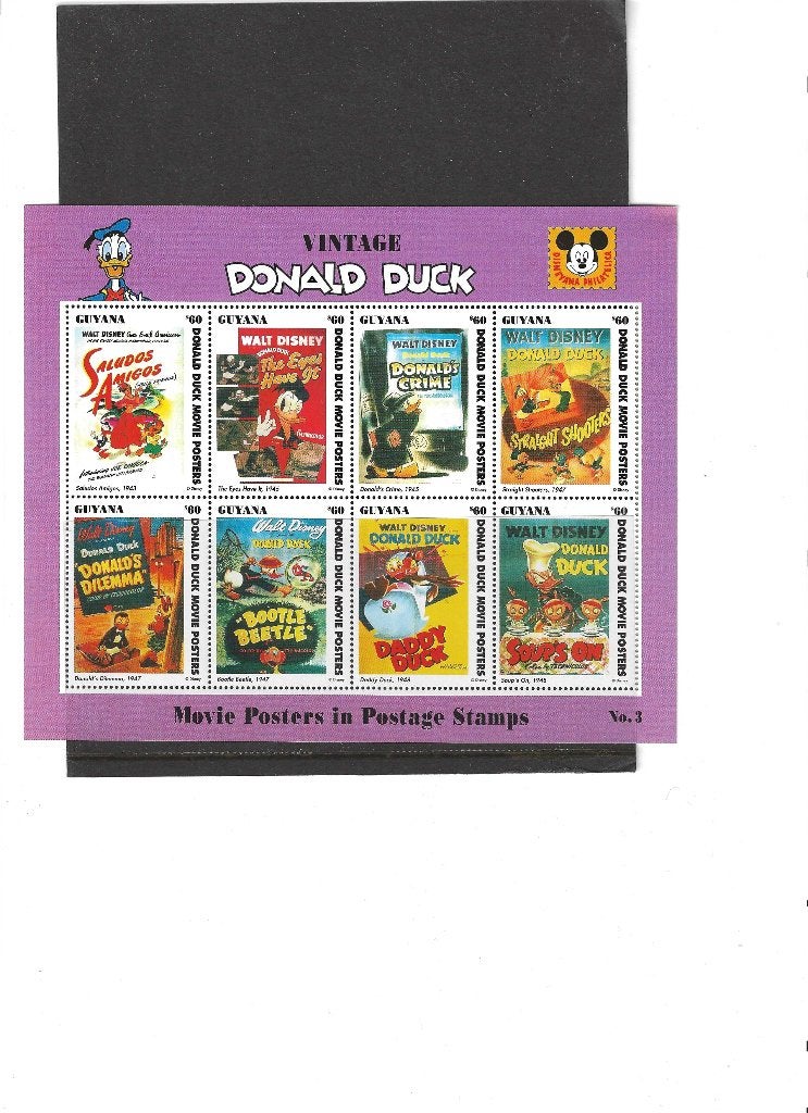 Mi 4432-4439 Disney. Guyana. Postfris, Ophalen of Verzenden, Postfris, Overige thema's