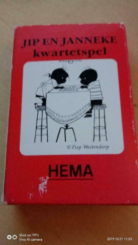 'Jip en janneke kwartet spel, Ophalen of Verzenden, Kwartet(ten)