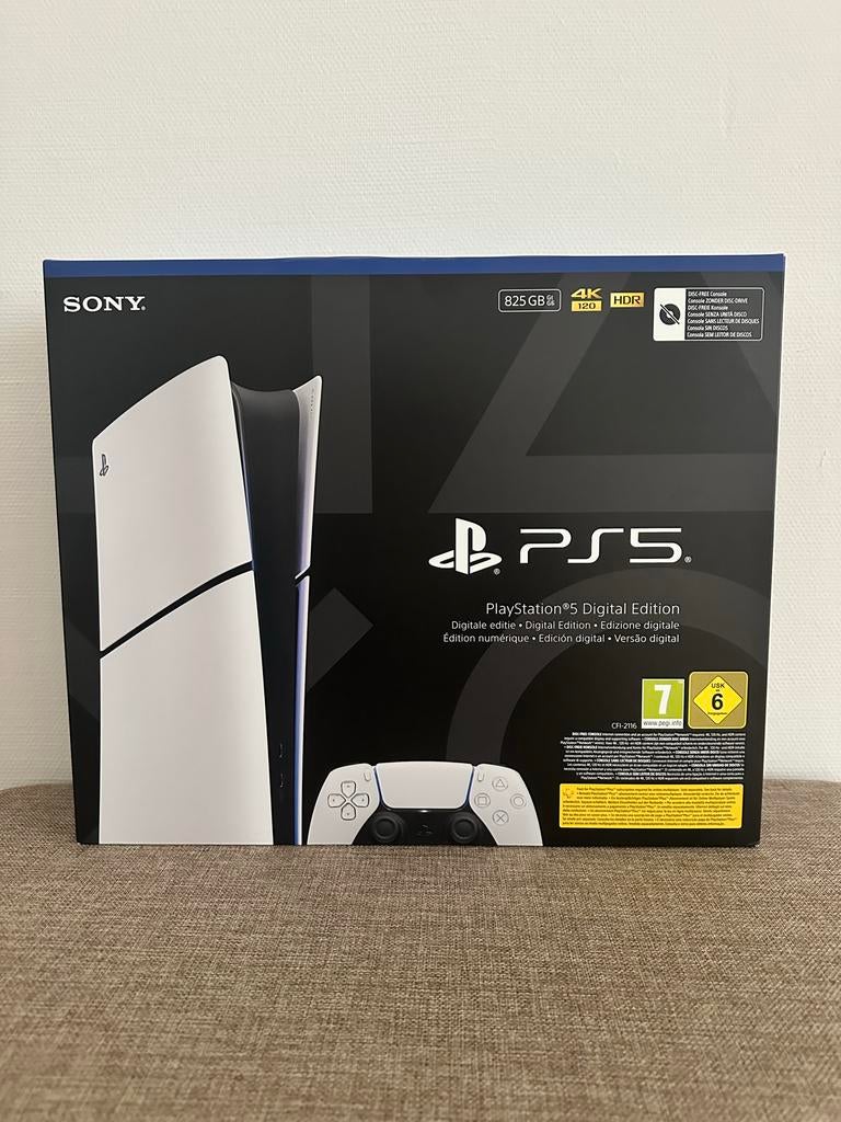 PlayStation 5 Digital Edition 825GB ongeopend niet gebruikt!, Spelcomputers en Games, Spelcomputers | Sony PlayStation 5, Ophalen of Verzenden