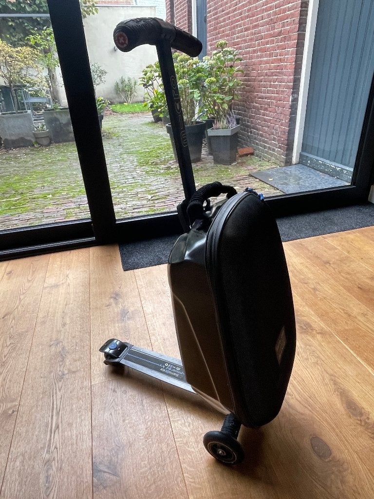 Koffer step Samsonite, Uitschuifbare handgreep, Gebruikt, Hard kunststof, Minder dan 50 cm