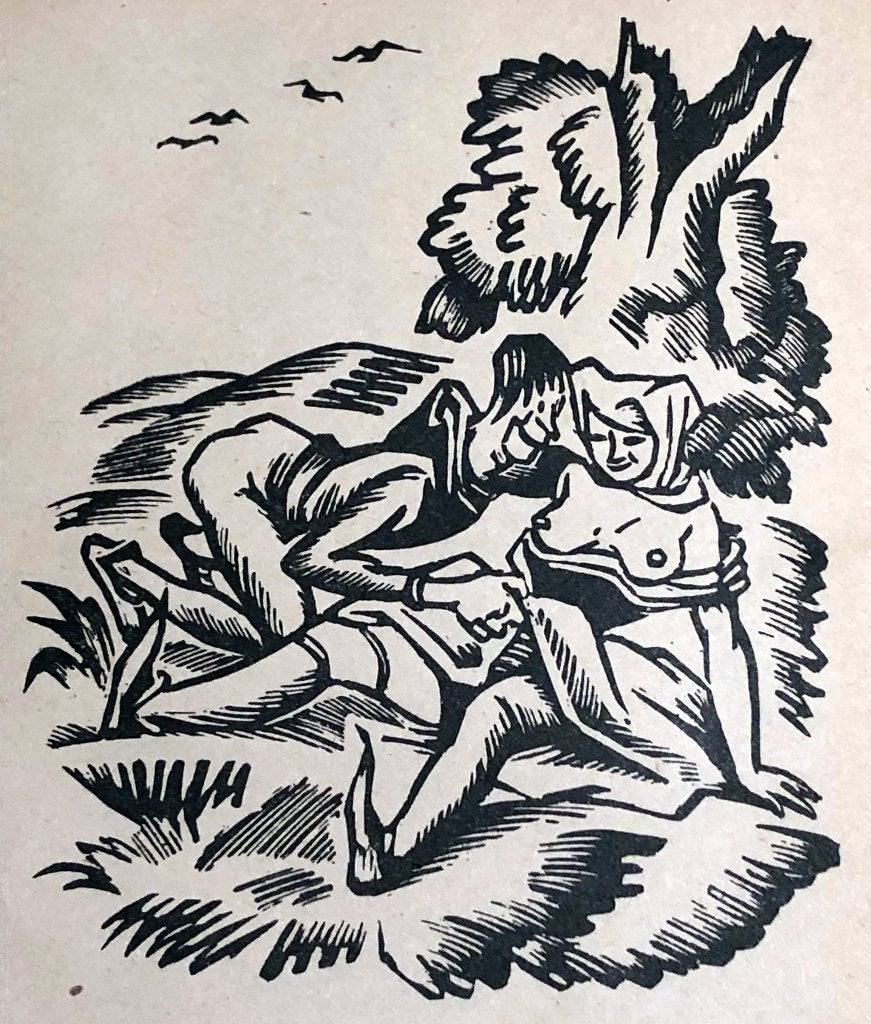 Mooie, betaalbare kunst v/h Grafiekkabinet 2x André Collot, Antiek en Kunst, Kunst | Etsen en Gravures, Ophalen of Verzenden