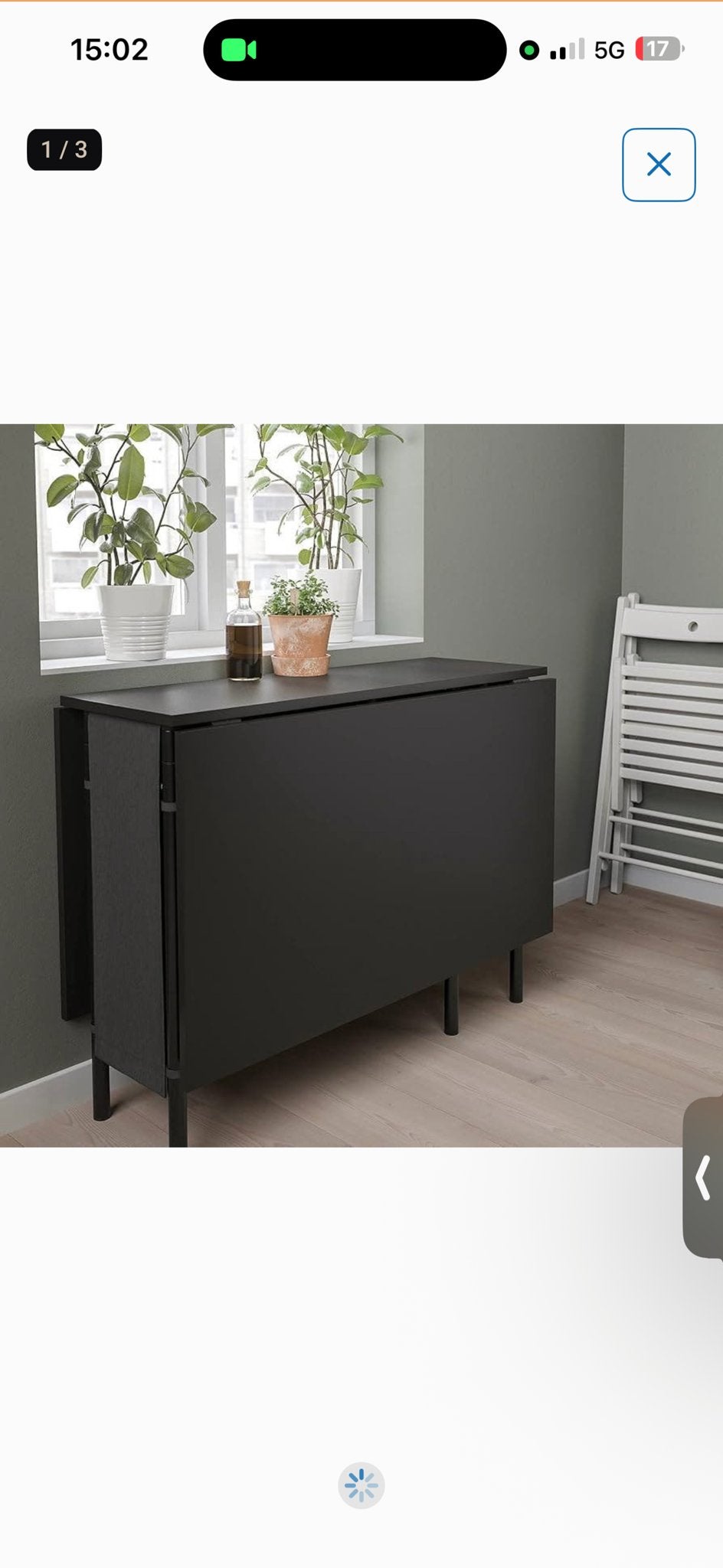 Inklapbare tafel met opbergruimte voor 4 stoelen, Ophalen, Kunststof, 100 tot 150 cm, 50 tot 100 cm
