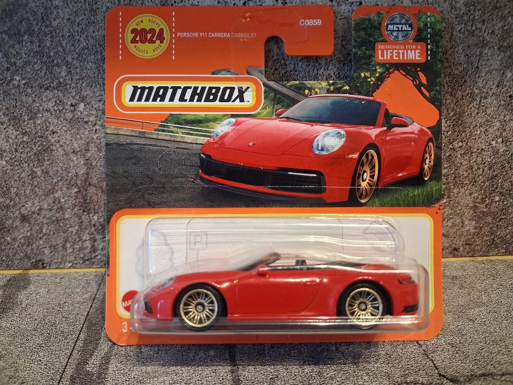 Porsche 911 Carrera Cabriolet van Matchbox, Hobby en Vrije tijd, Modelauto's | Overige schalen, Ophalen, Nieuw, Auto