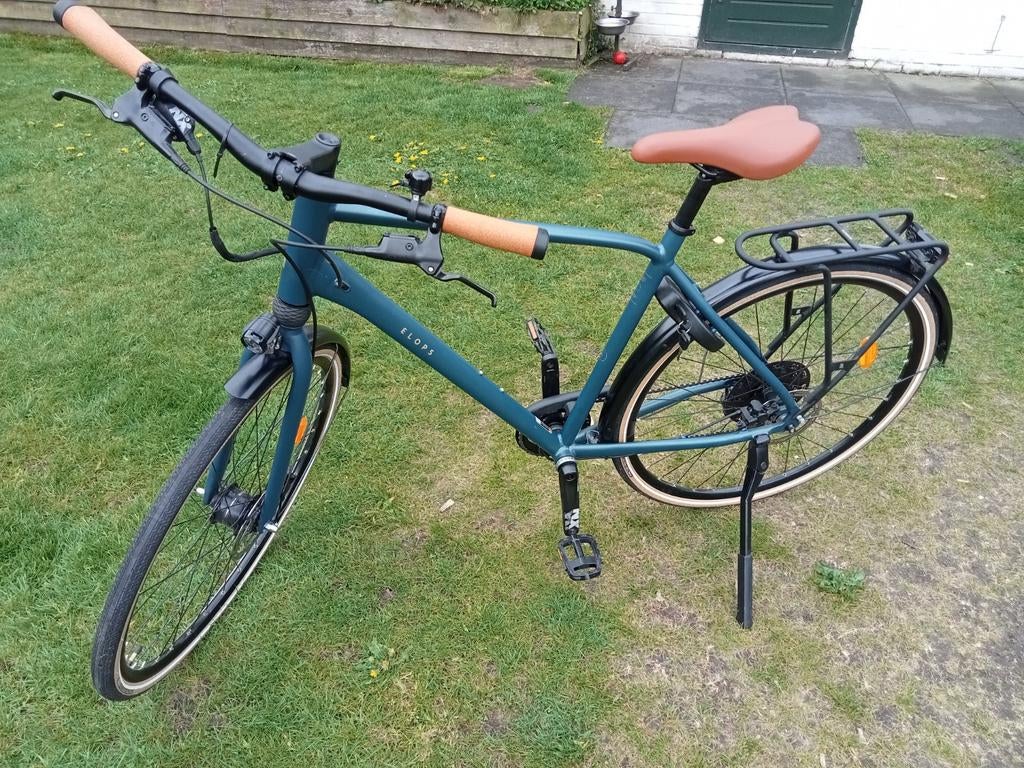 Elops 900 Herenfiets - 11 Versnellingen, Gebruikt, Versnellingen, 57 tot 61 cm, Schijfrem