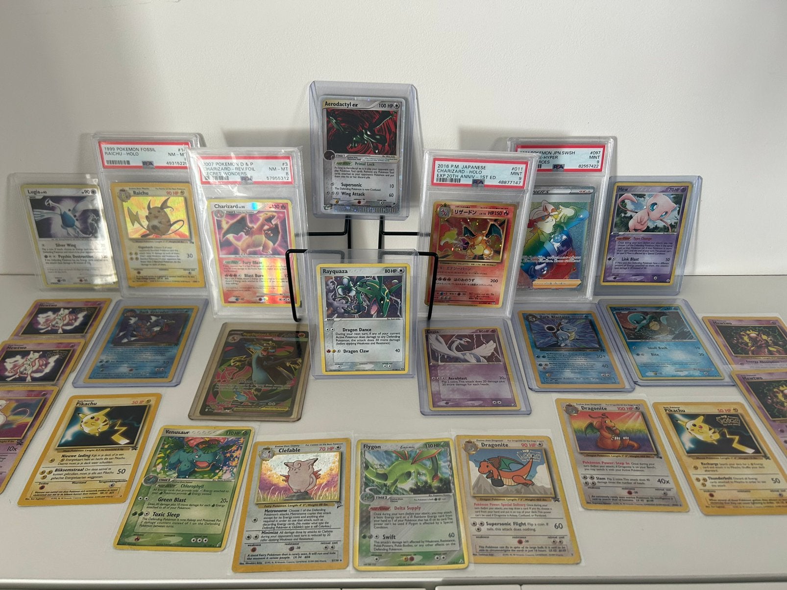 Grote Pokémon Vintage Collectie - PSA, WOTC, EX Era,, Ophalen of Verzenden, Zo goed als nieuw, Meerdere kaarten
