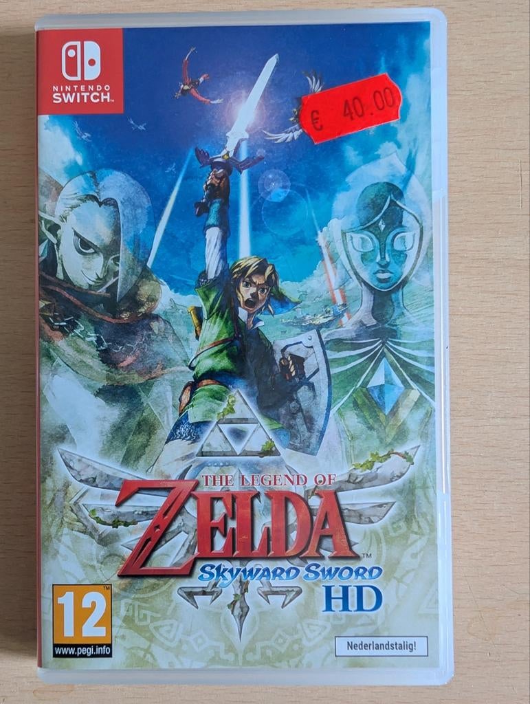 Zelda Skyward Sword HD (Nintendo Switch), Spelcomputers en Games, Games | Nintendo Switch, Gebruikt, Role Playing Game (Rpg), 1 speler