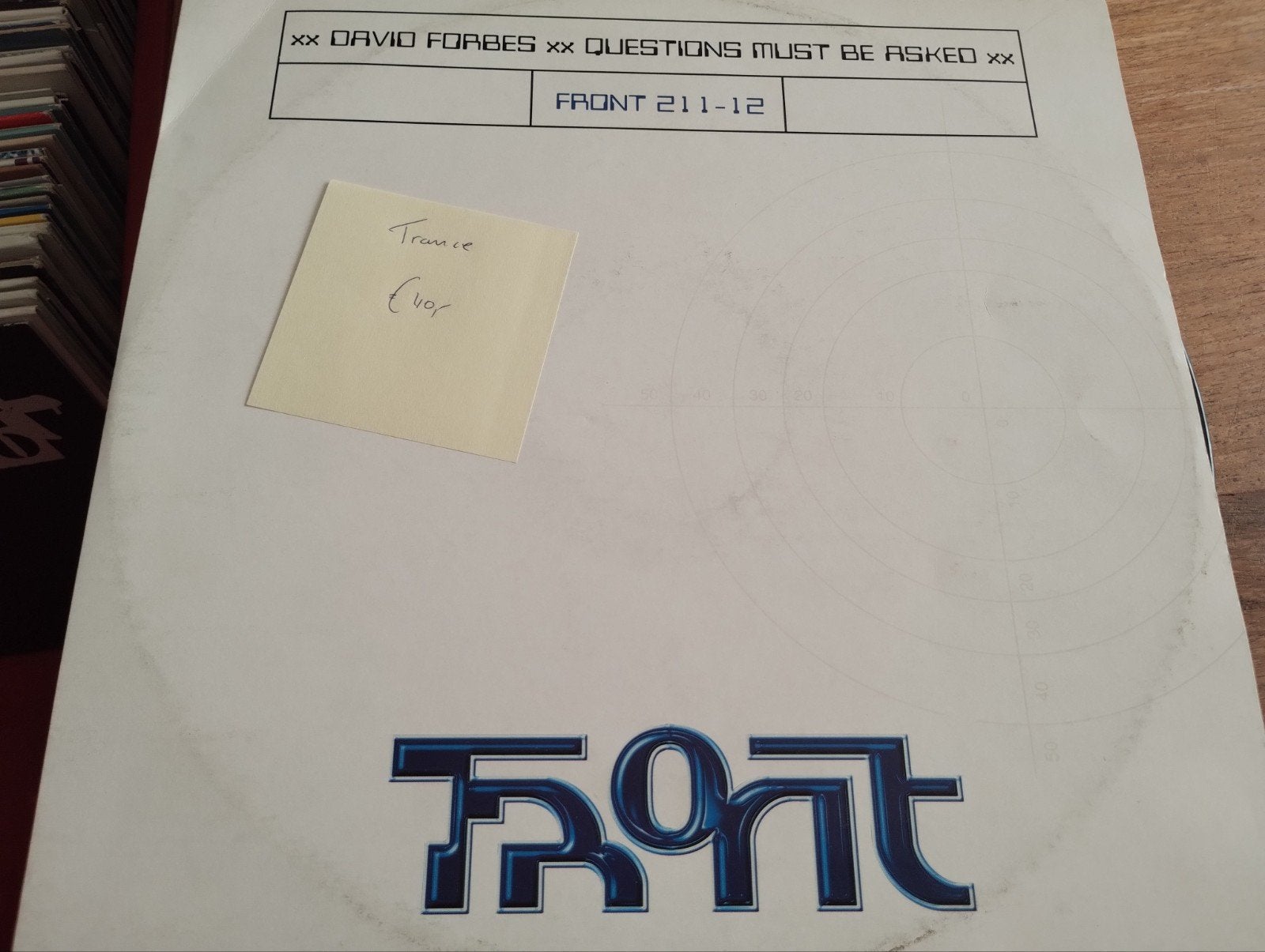 David Forbes - Questions Must Be Asked (Trance 12" Vinyl), Cd's en Dvd's, Vinyl | Dance en House, Gebruikt, Trance, Originele persing