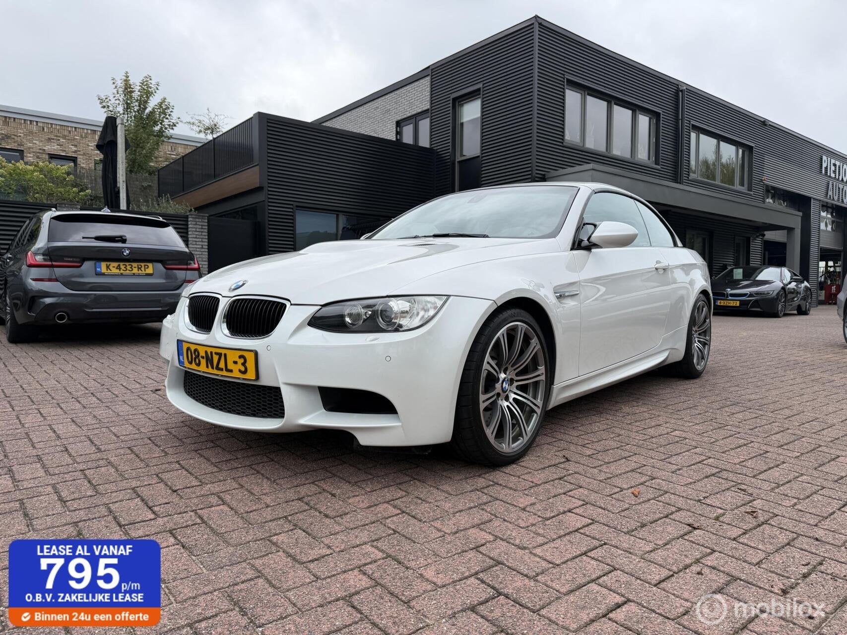 BMW 3-serie M3 Cabrio DCT Leder Windscherm Org Ned Nap Nav, Auto's, Automaat, Euro 5, Achterwielaandrijving, Gebruikt