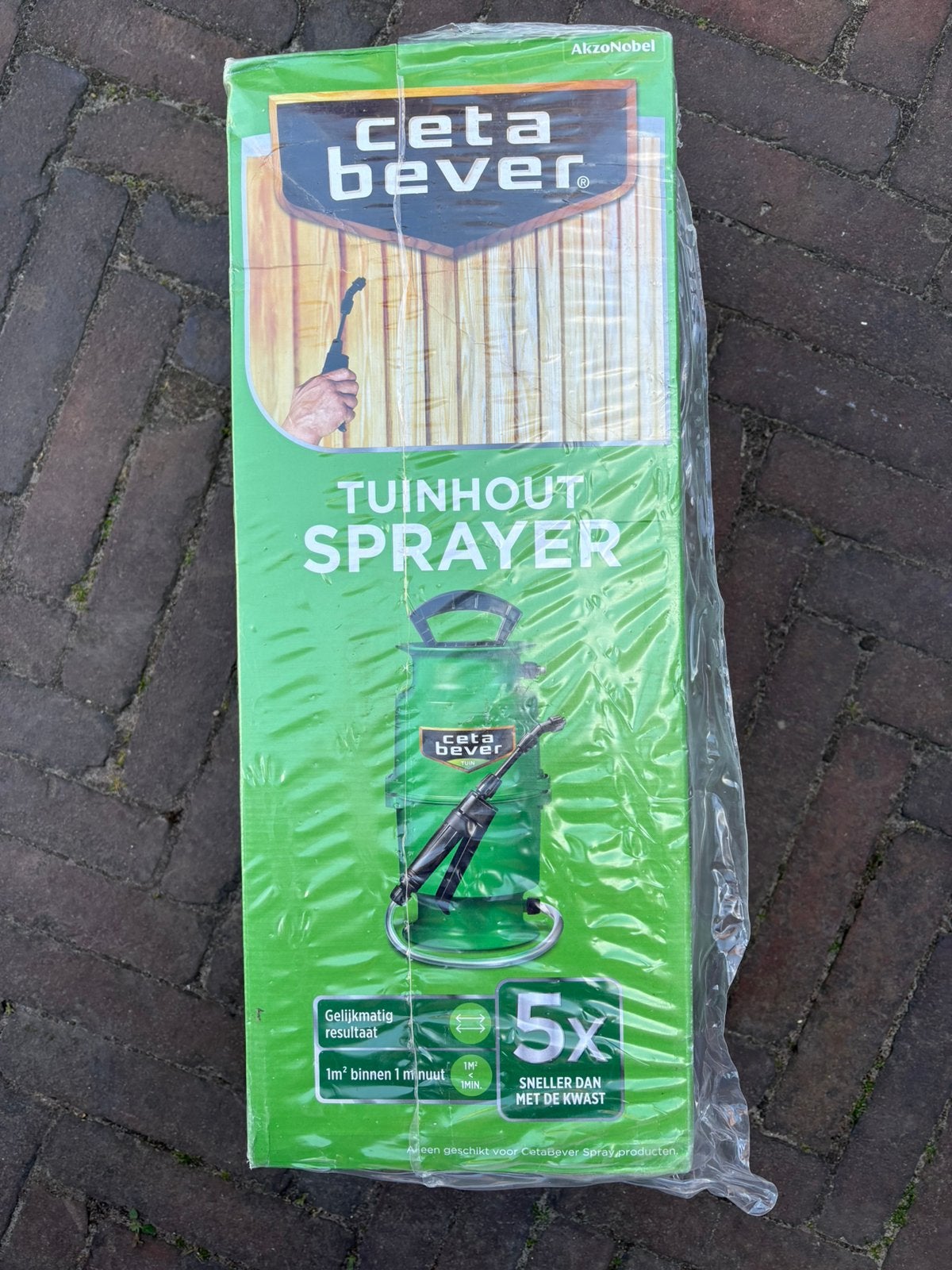 Cetabever tuinhout sprayer, Ophalen of Verzenden, Zo goed als nieuw