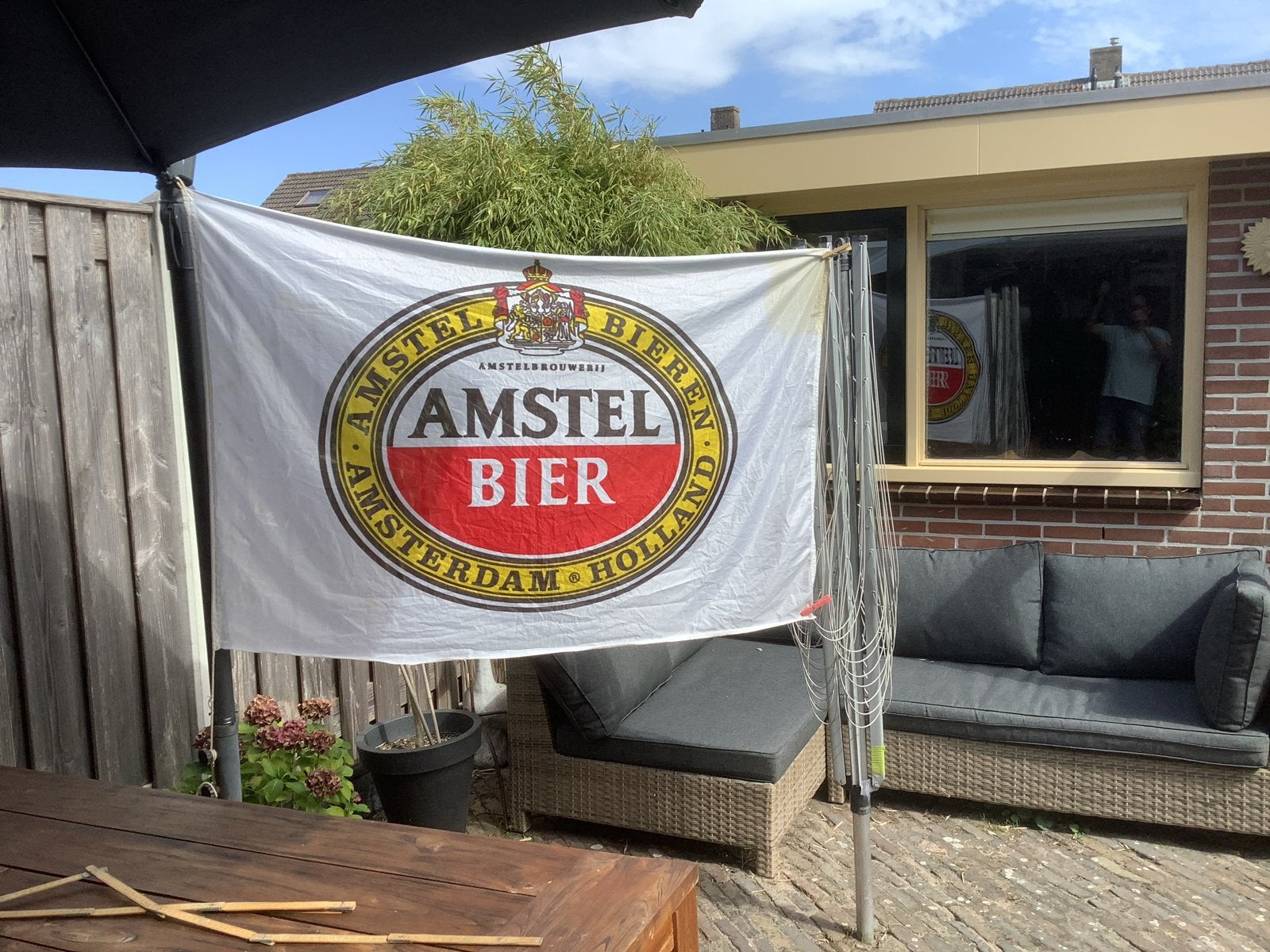 Amstelbier vlag, Ophalen of Verzenden
