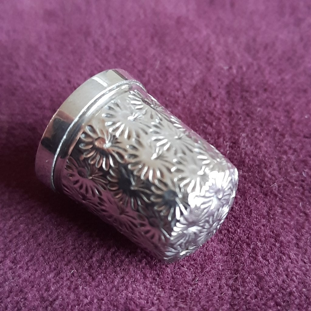 Antieke Zilveren Vingerhoed Birmingham Engels Zilver, Antiek en Kunst, Verzenden, Zilver