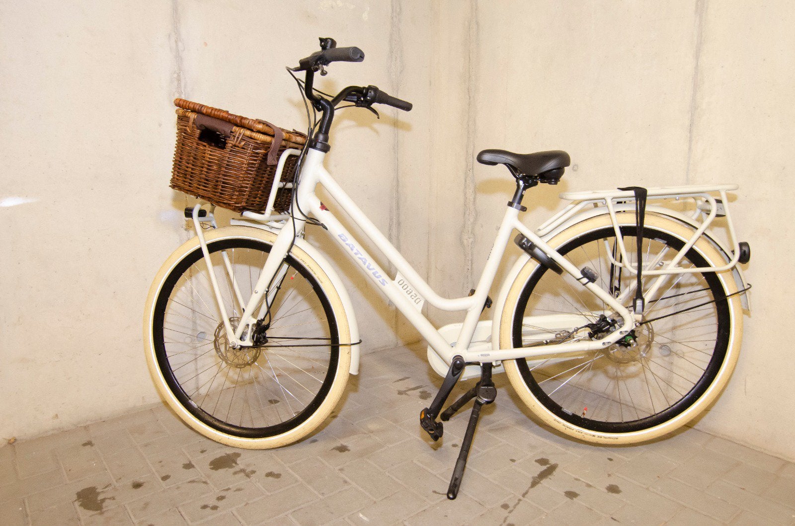 Nieuwstaat Batavus Quip fiets met mand frame 49 inch, 47 tot 50 cm, Ophalen, Zo goed als nieuw, Batavus