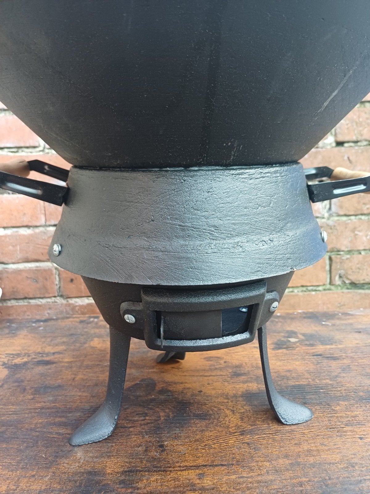 Kleine BBQ met accessoires - Licht gebruikt, Ophalen of Verzenden, Zo goed als nieuw