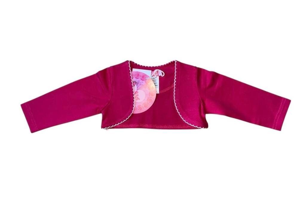 Lofff Fuchsia Bolero Vestje - Maat 68, Ophalen of Verzenden, Nieuw, Meisje, Truitje of Vestje