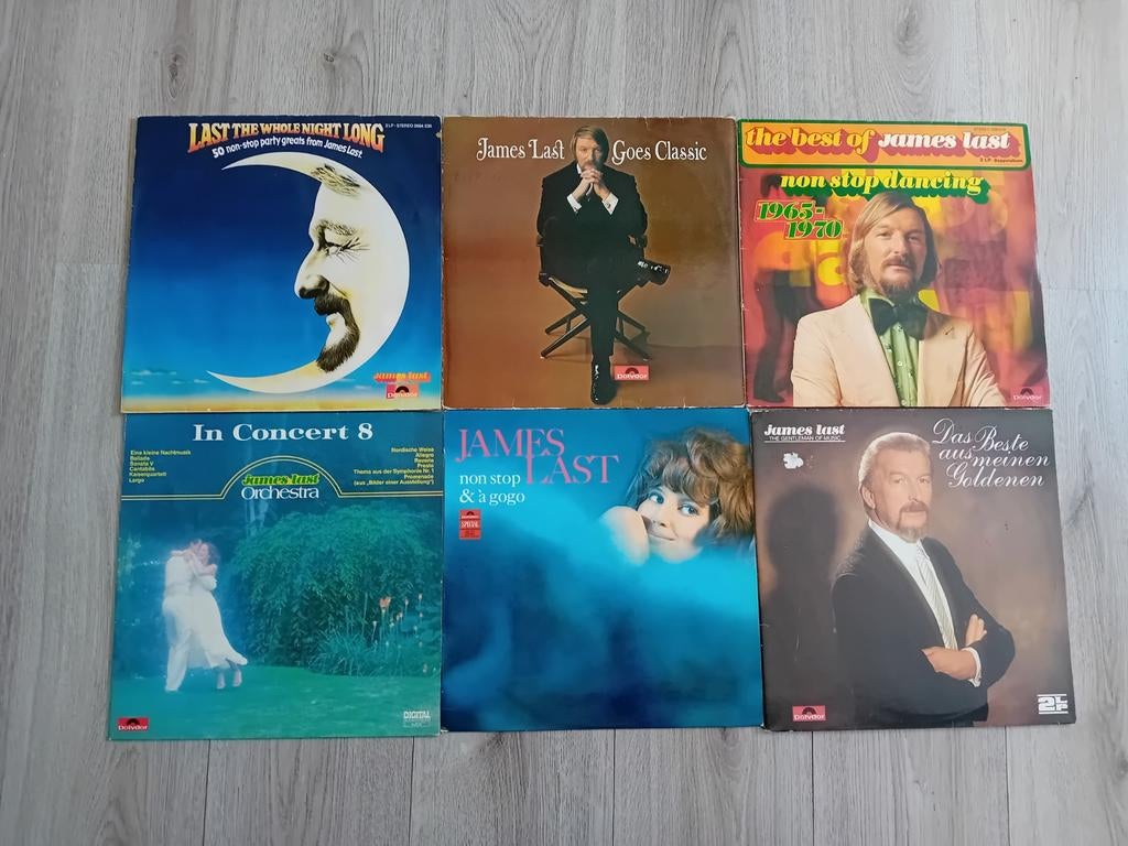 6 James Last LP's, Ophalen of Verzenden
