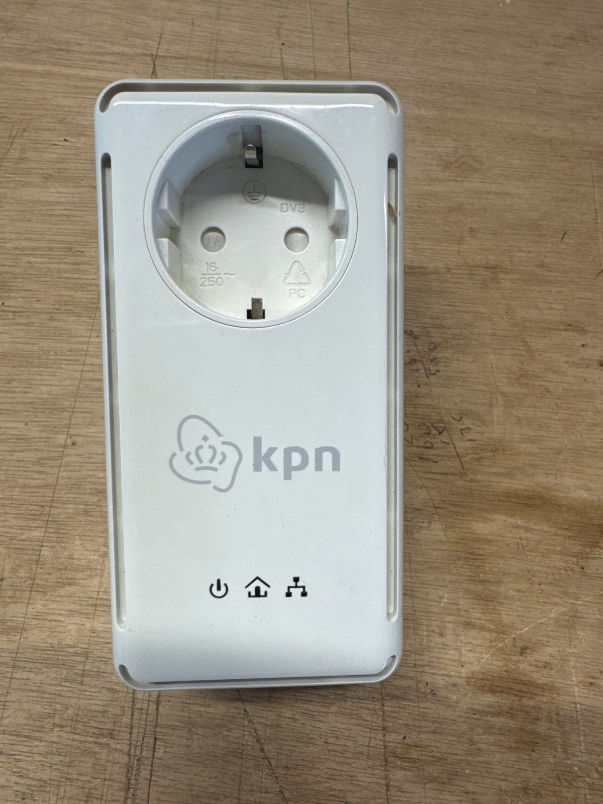 KPN Stroomnet Netwerkadapter MT:2263 Powerline Adapter, Computers en Software, Netwerk switches, Gebruikt, Ophalen of Verzenden
