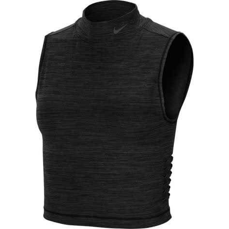 Nike Mock-Neck Cut-Out Crop Top, Zwart, maat M, Kleding | Dames, Maat 38/40 (M), Verzenden, Zwart, Nike