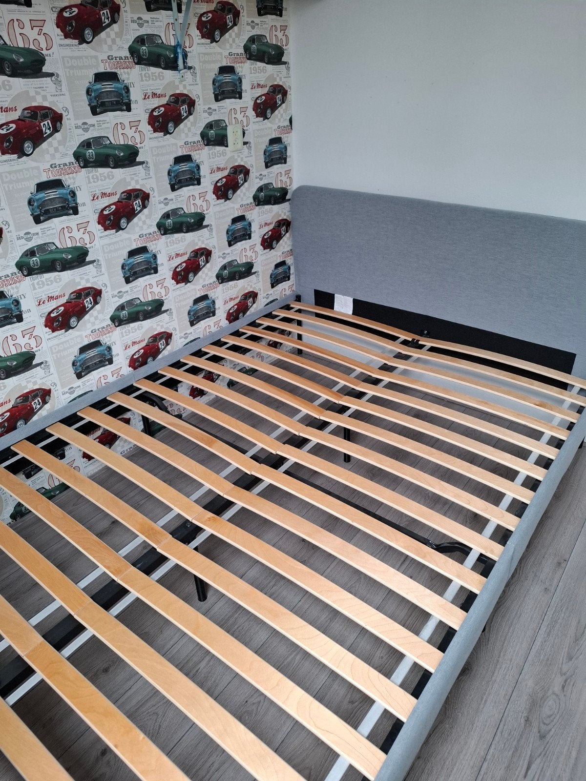 Ikea slattum, Ophalen, Tweepersoons, 140 cm, Zo goed als nieuw