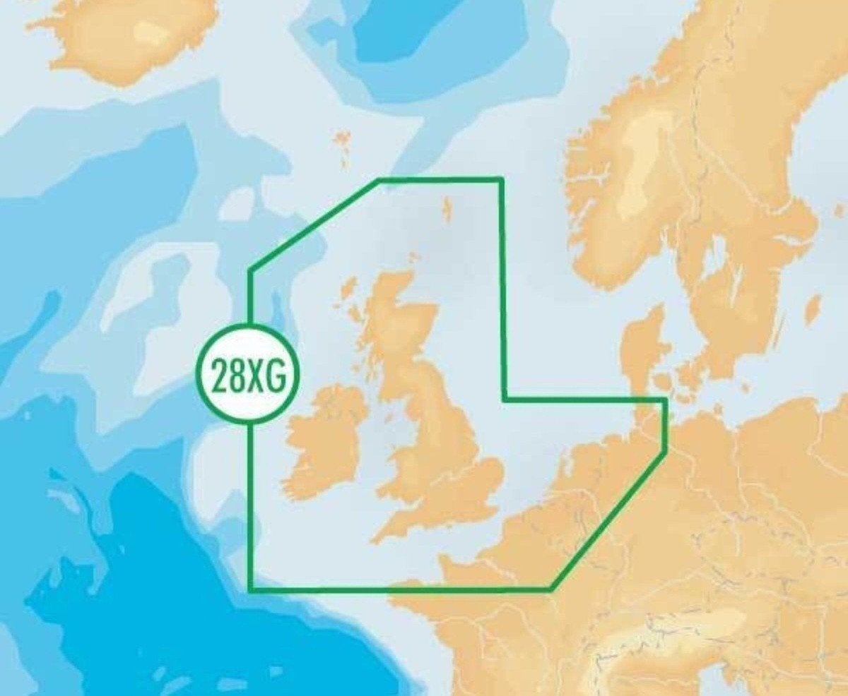 Navionics 28XG UK- IERLAND & HOLLAND., Ophalen of Verzenden, Kaartplotter of Fish Finder