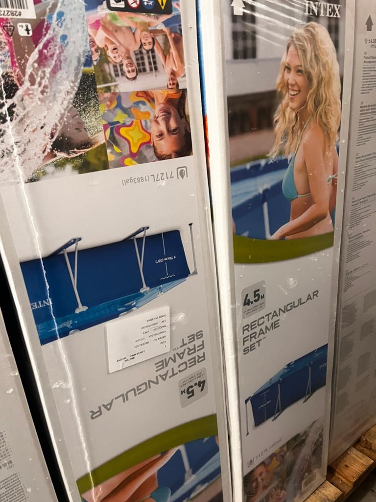 Zwembad frame pool Intex 450x220x84-gloednieuw, Tuin en Terras, Ophalen, 200 tot 300 cm, 80 tot 120 cm, Nieuw