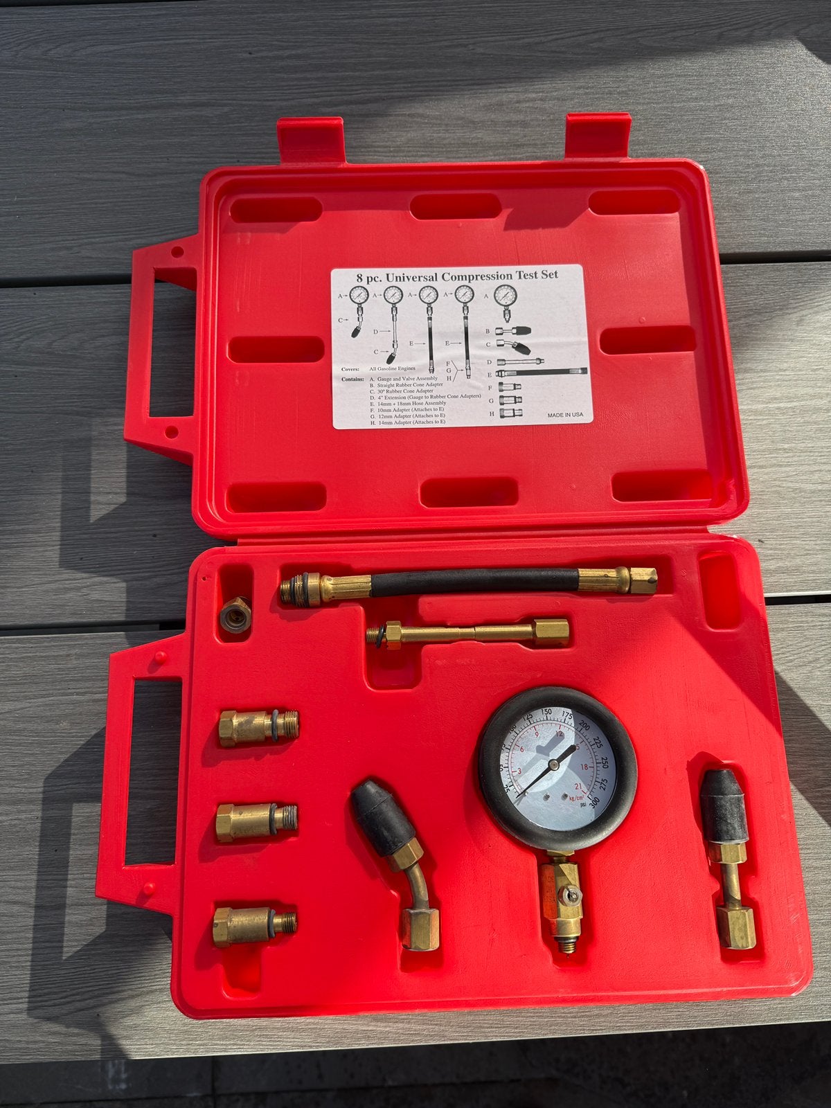 Midlock TE-115 compressietester z.g.a.n, Ophalen, Zo goed als nieuw