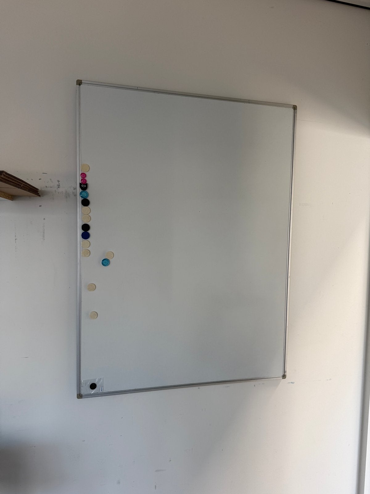 Whitebord 120x90cm, Ophalen, Zo goed als nieuw, Magneetbord