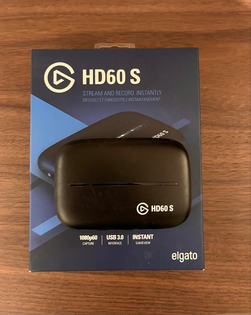Elgato Game Capture HD60 S - Stream en neem op in 1080p60, Computers en Software, Capture cards, Ophalen of Verzenden, Zo goed als nieuw