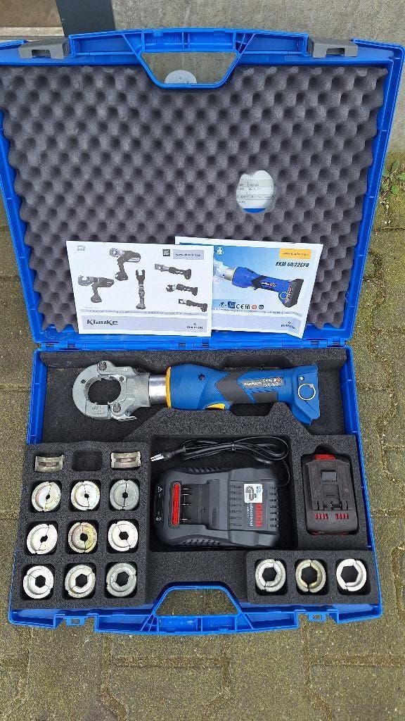 Klauke EKM 6022 CFB 18V Kabelschoenperstang 6-300mm², Auto diversen, Autogereedschap, ., Ophalen of Verzenden, Zo goed als nieuw