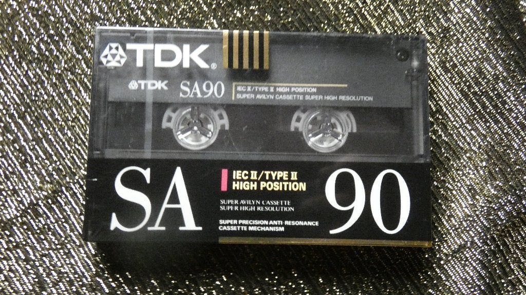 1x TDK SA 90 –Cassette- 90min. 1990.NIEUW-in folie!, Ophalen, Overige genres, 1 bandje, Nieuw in verpakking