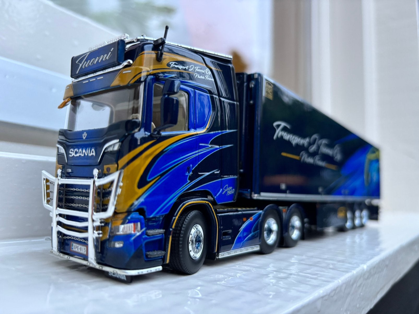 Tekno Scania Tuomi, Ophalen of Verzenden, Nieuw, Bus of Vrachtwagen, Tekno