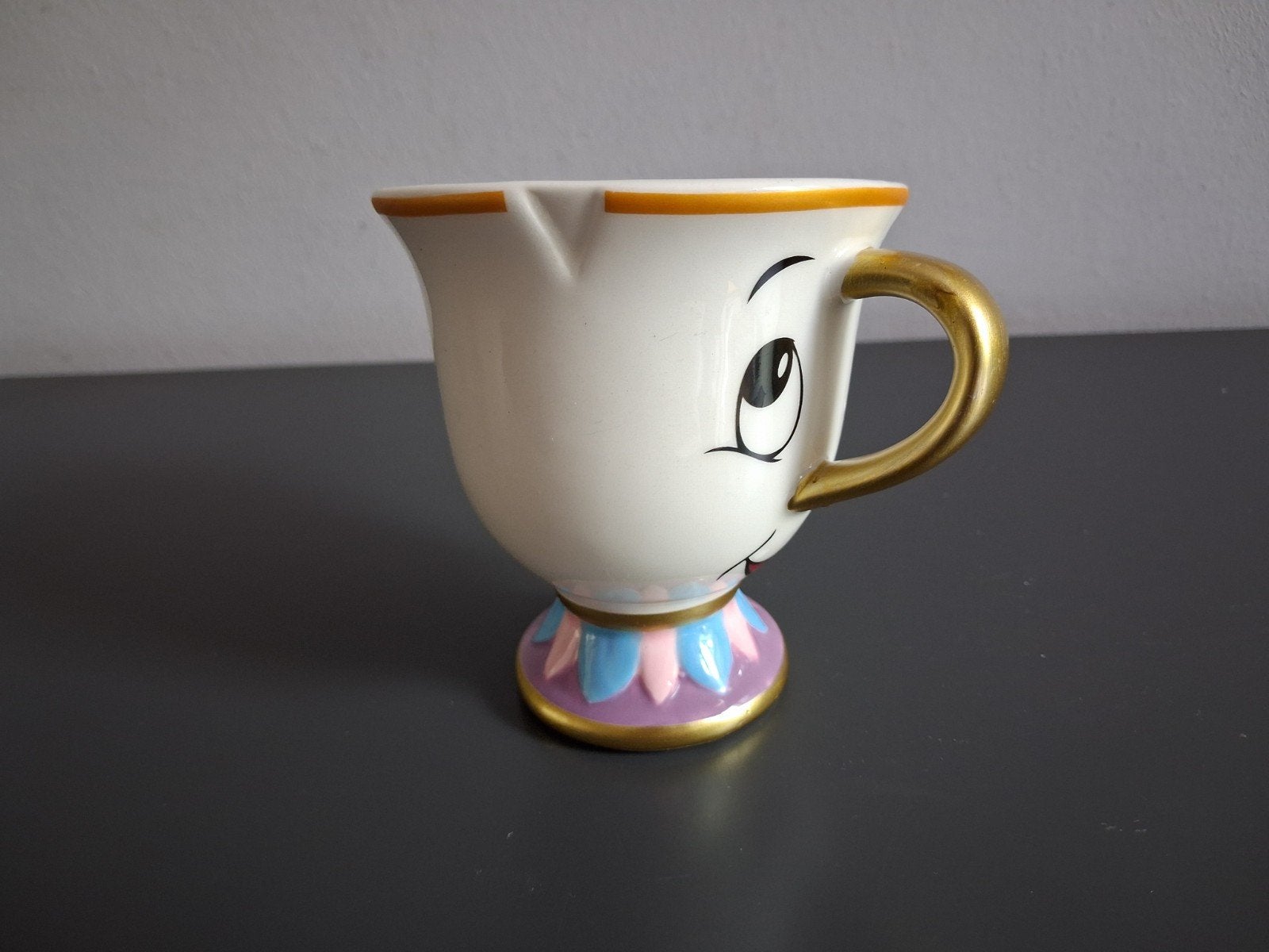 belle en het beest chip mok Disney, Ophalen of Verzenden, Assepoester of Belle, Zo goed als nieuw, Servies