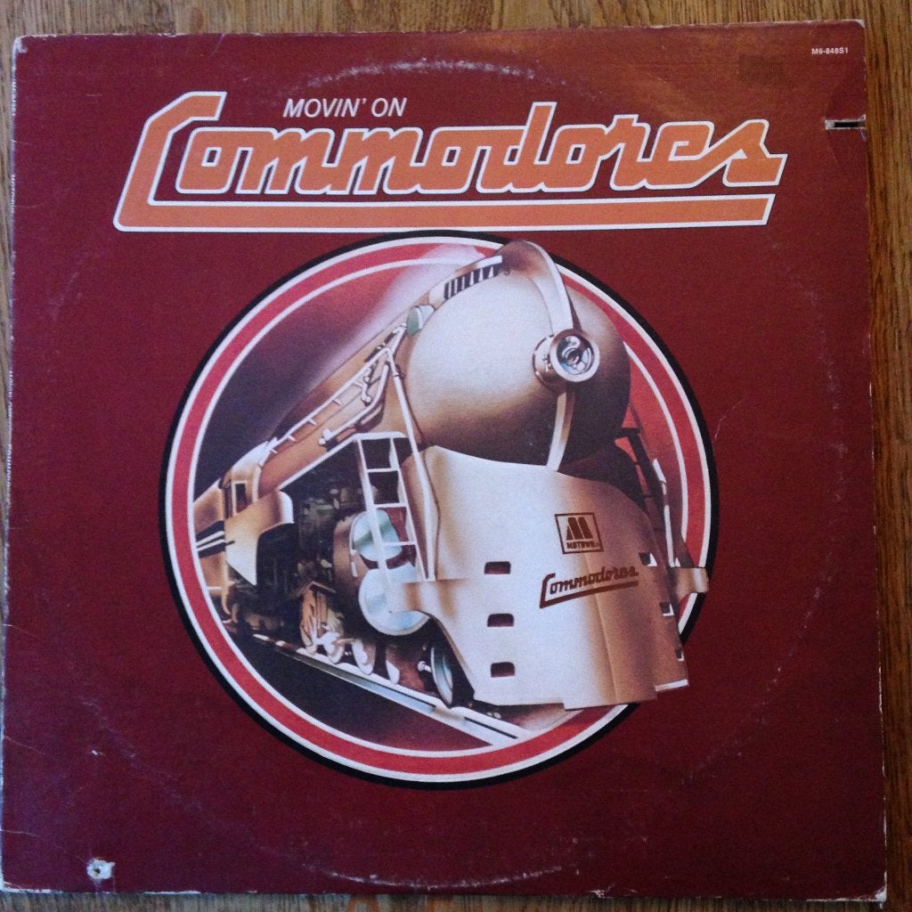 Commodores ‎Movin On LP 70s funk soul Lionel Richie US press, LP, Gebruikt, Funk, Ophalen of Verzenden