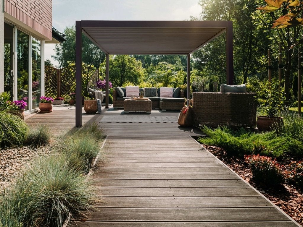 Mirador Deluxe overkapping 360 x 400 cm / antraciet, Tuin en Terras, Ophalen, Nieuw, Veranda