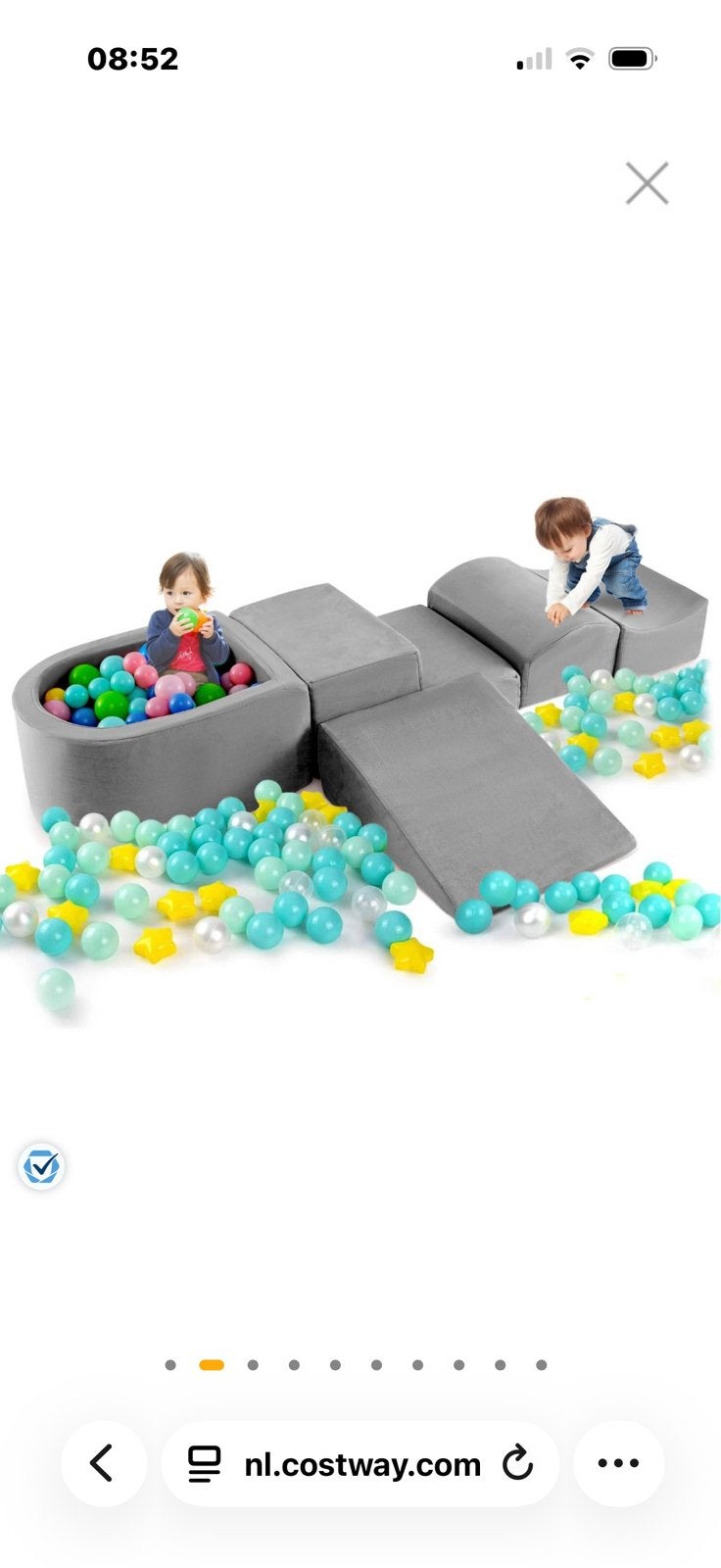 Foam klimset babys, Ophalen, Zo goed als nieuw