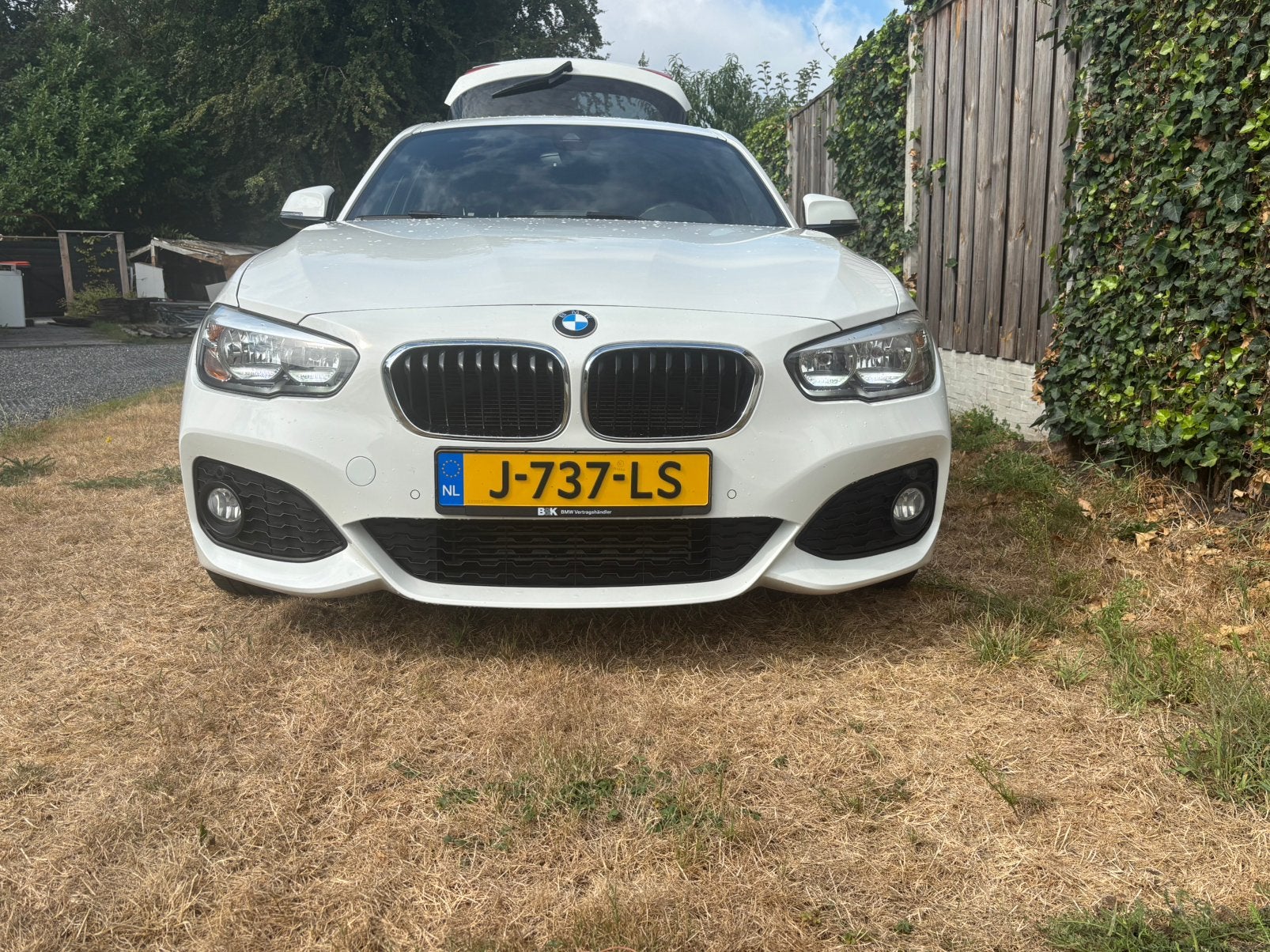 BMW 1-Serie M sport 116d, Auto's, Alcantara, Wit, Particulier, 3 cilinders