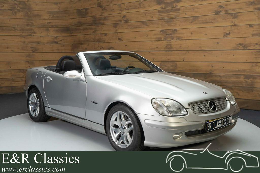 MB SLK200 Final Edition | 23.118 Km | 1 Eigenaar | 2003, Auto's, Oldtimers, Automaat, Achterwielaandrijving, Zwart, Cabriolet