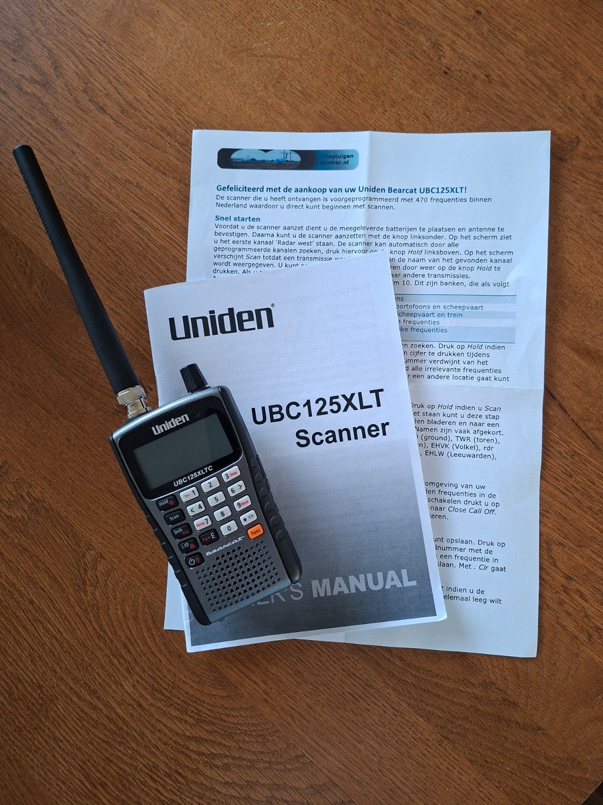 Uniden UBC125XLT Handheld Scanner - Zo goed als nieuw, Telecommunicatie, Ophalen of Verzenden, Zo goed als nieuw, 500 kanalen of meer