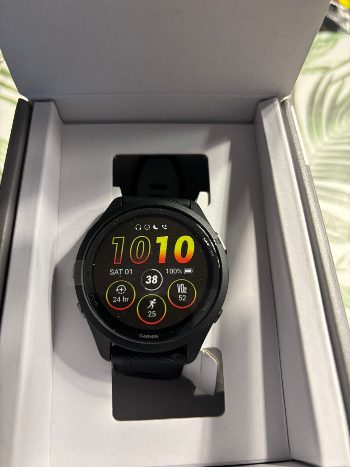 Garmin forerunner 265, Zwart, Slaap, Nieuw, Ophalen of Verzenden