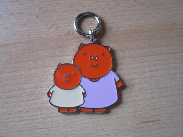 Dick Bruna metalen sleutelhanger  Betje Big en moeder  8cm, Ophalen of Verzenden, Zo goed als nieuw