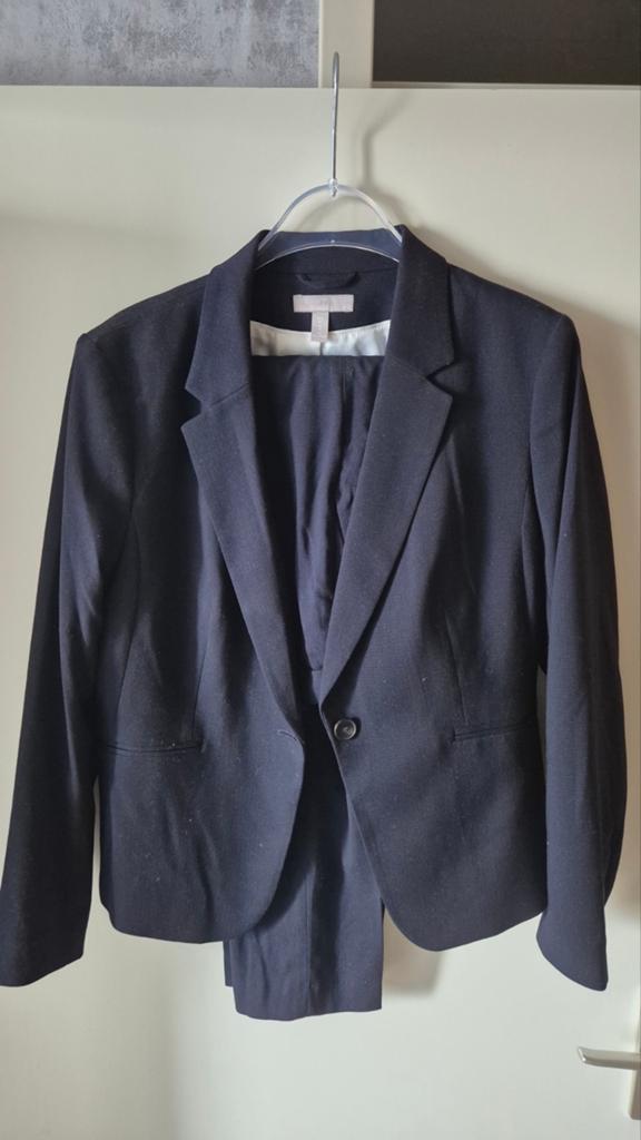 H&M pak, Kostuum of Pak, Blauw, Maat 42/44 (L), Ophalen of Verzenden