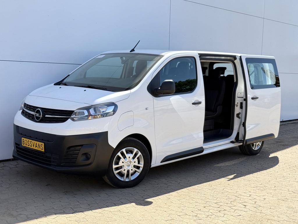 Opel e-Vivaro L2H1 75 kWh 136PK 9-persoons L2H1 330km WLTP 9, Auto's, Bestelauto's, Gebruikt, Zwart, 230 km, Wit