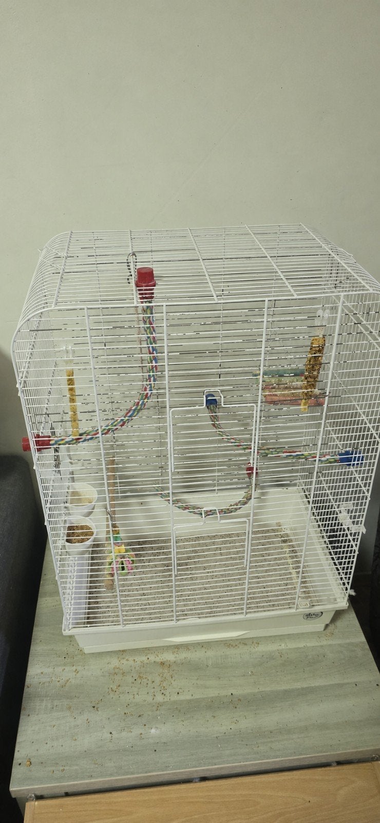 Vogelkooi, Ophalen, Gebruikt, Metaal, Vogelkooi