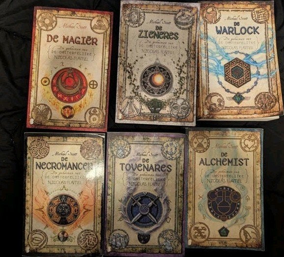 De Onsterfelijke Nicolas Flamel - Complete serie (6 boeken), Boeken, Fantasy, Ophalen of Verzenden