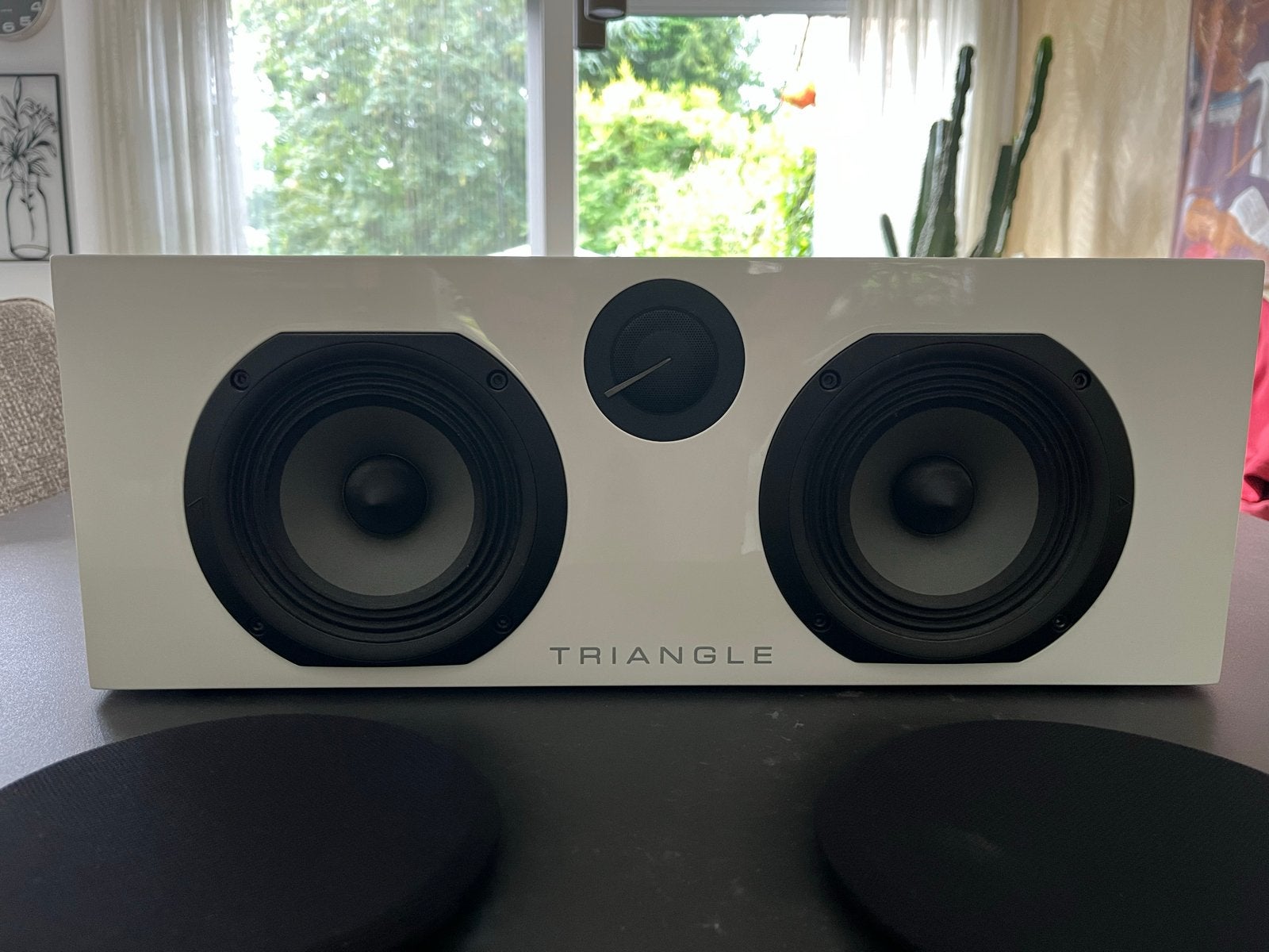 Triangle Center Speaker - Wit, Audio, Tv en Foto, Luidsprekers, Zo goed als nieuw, Center speaker, 60 tot 120 watt, Overige merken