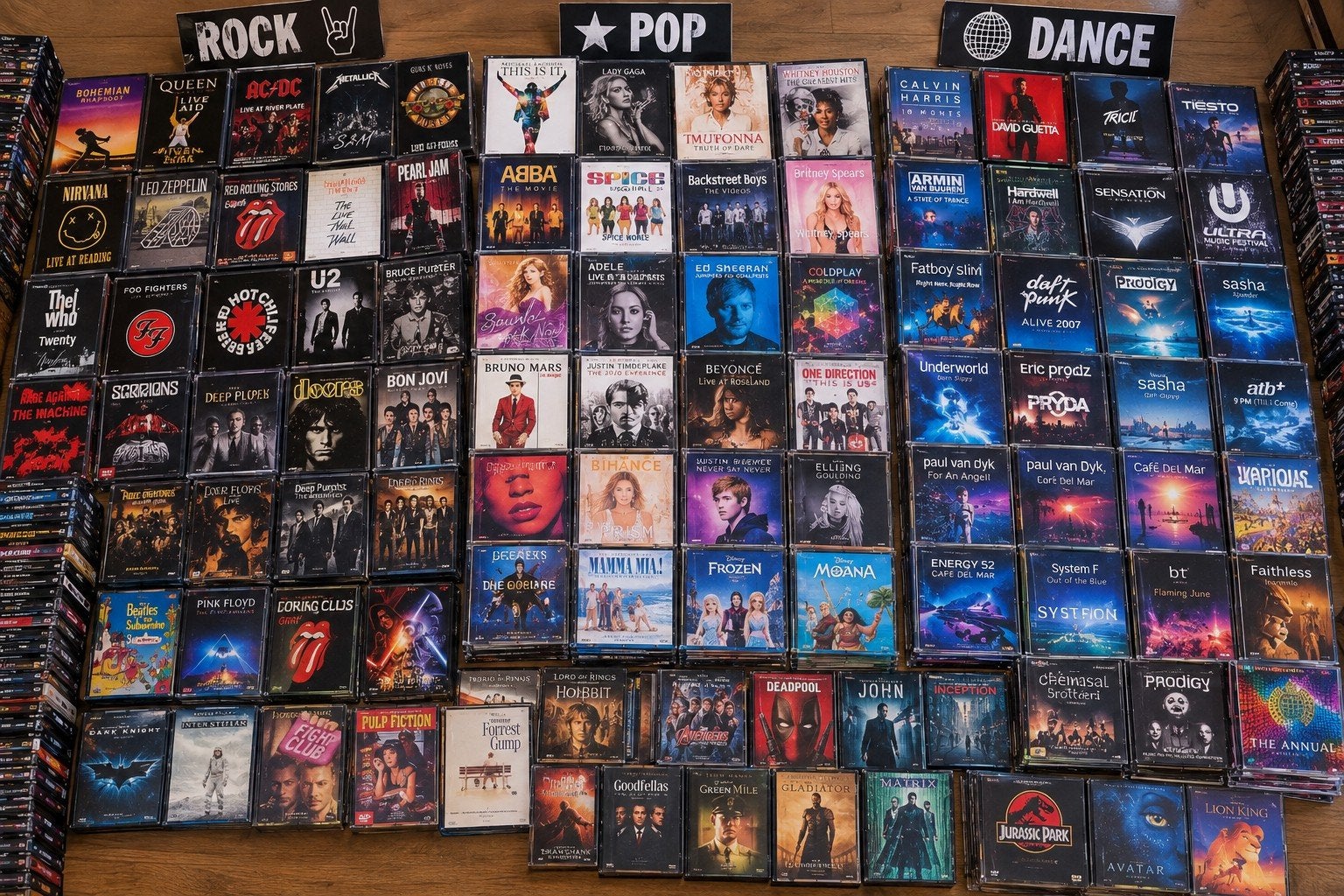 mega grote dvd collectie met meer dan 250 dvd's., Ophalen of Verzenden, Gebruikt, Overige genres, Album
