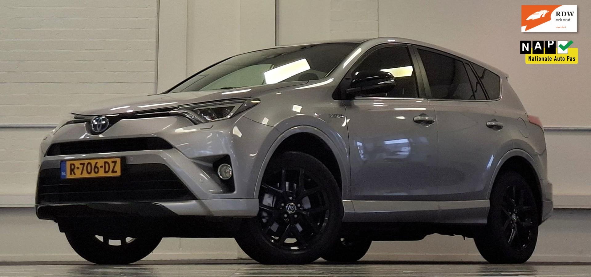 Toyota RAV4 2.5 Hybrid AWD Executive Trekhaak Leder Camera L, Auto's, Automaat, Euro 6, 1650 kg, Leder