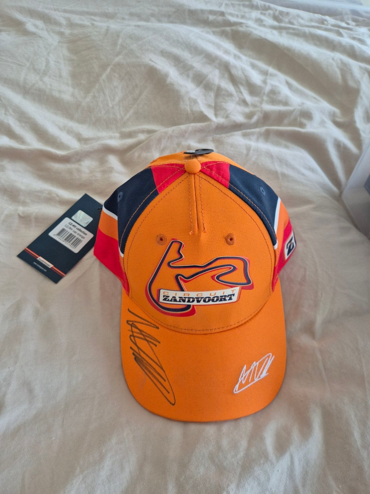 Max Verstappen Zandvoort pet - gesigneerd, Nieuw, Max Verstappen, Pet, One size fits all