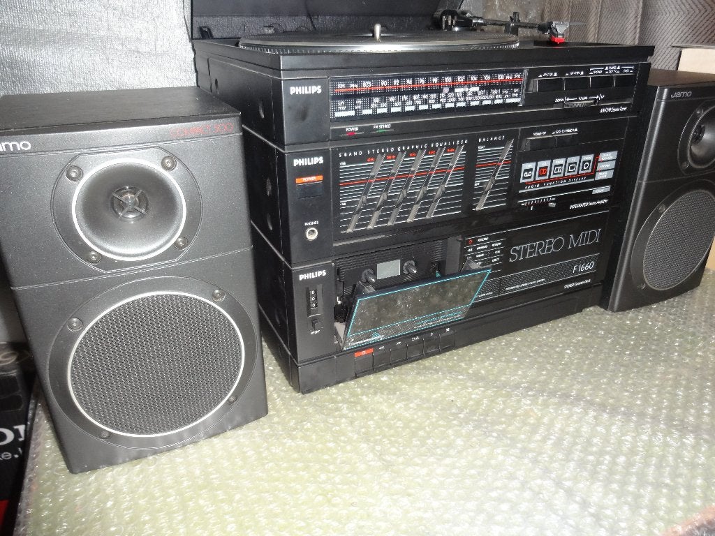 Philips F1660 + Jamo Compact 500, Audio, Tv en Foto, Stereo-sets, Ophalen, Gebruikt, Tuner of Radio, Philips