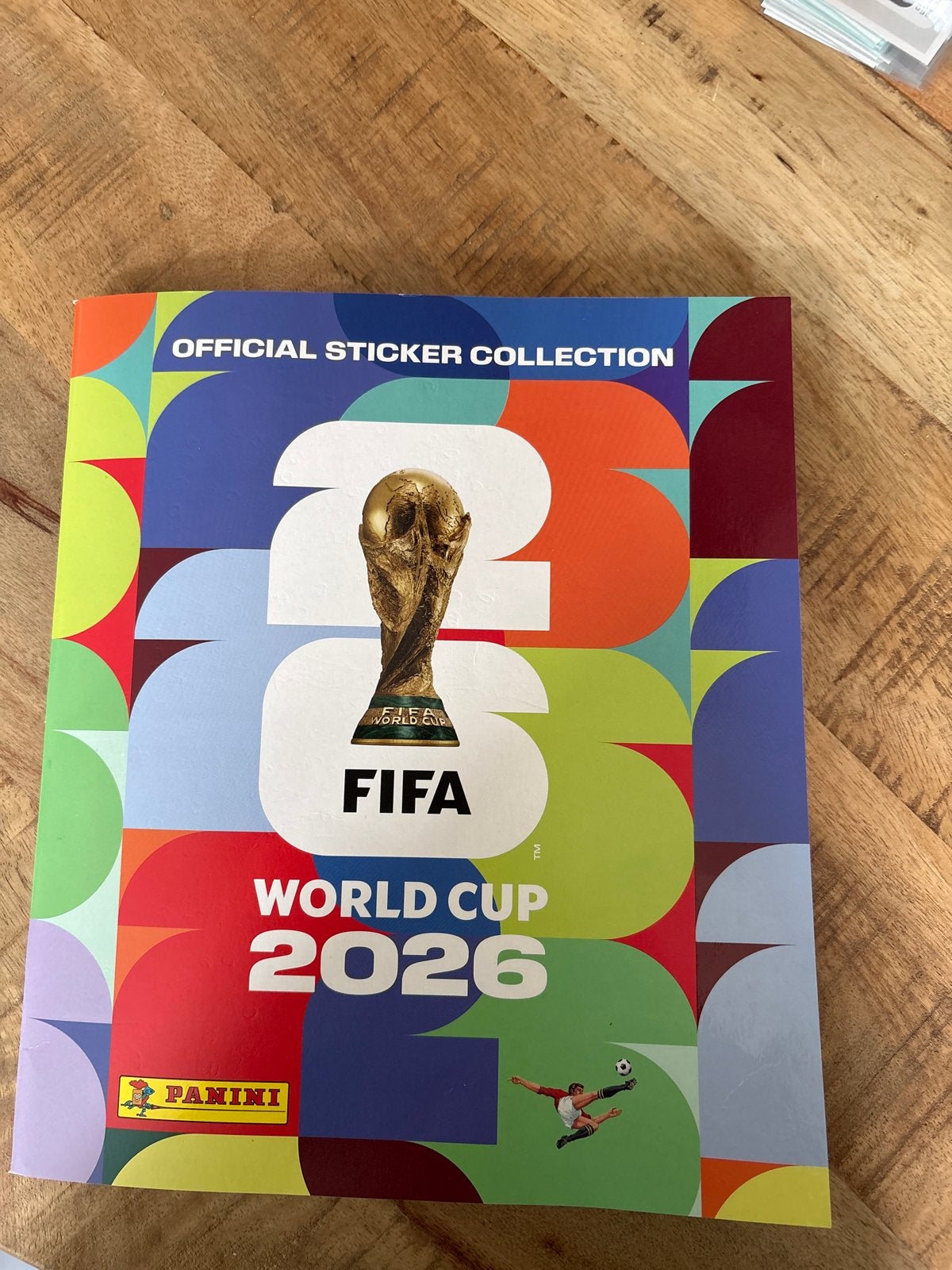 Compleet ingeplakt WK 2026 stickerboek Panini, Ophalen of Verzenden, Zo goed als nieuw, Sport