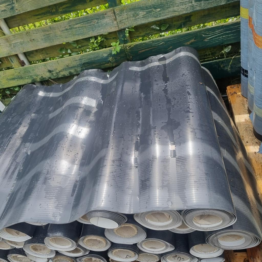 PVC dakbedekking voor aanbouw of carport, Kunststof, Zwart, Nieuw, Ophalen of Verzenden